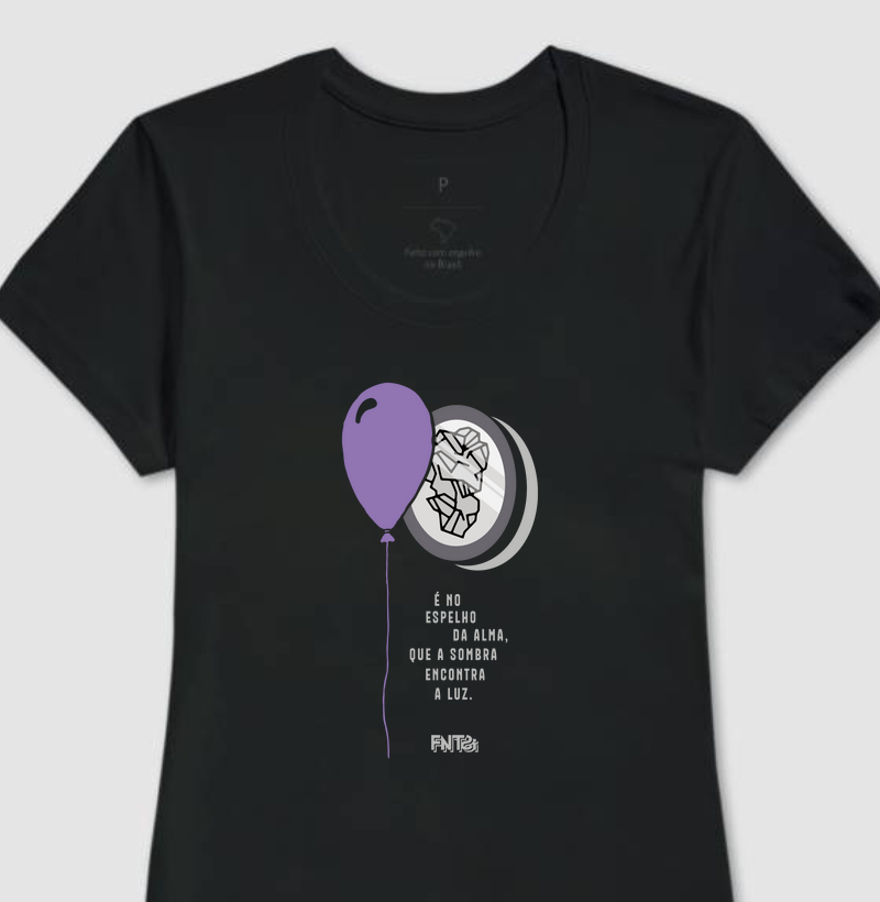 T-SHIRT "HUMANOS E MONSTROS" / ESPELHO DA ALMA