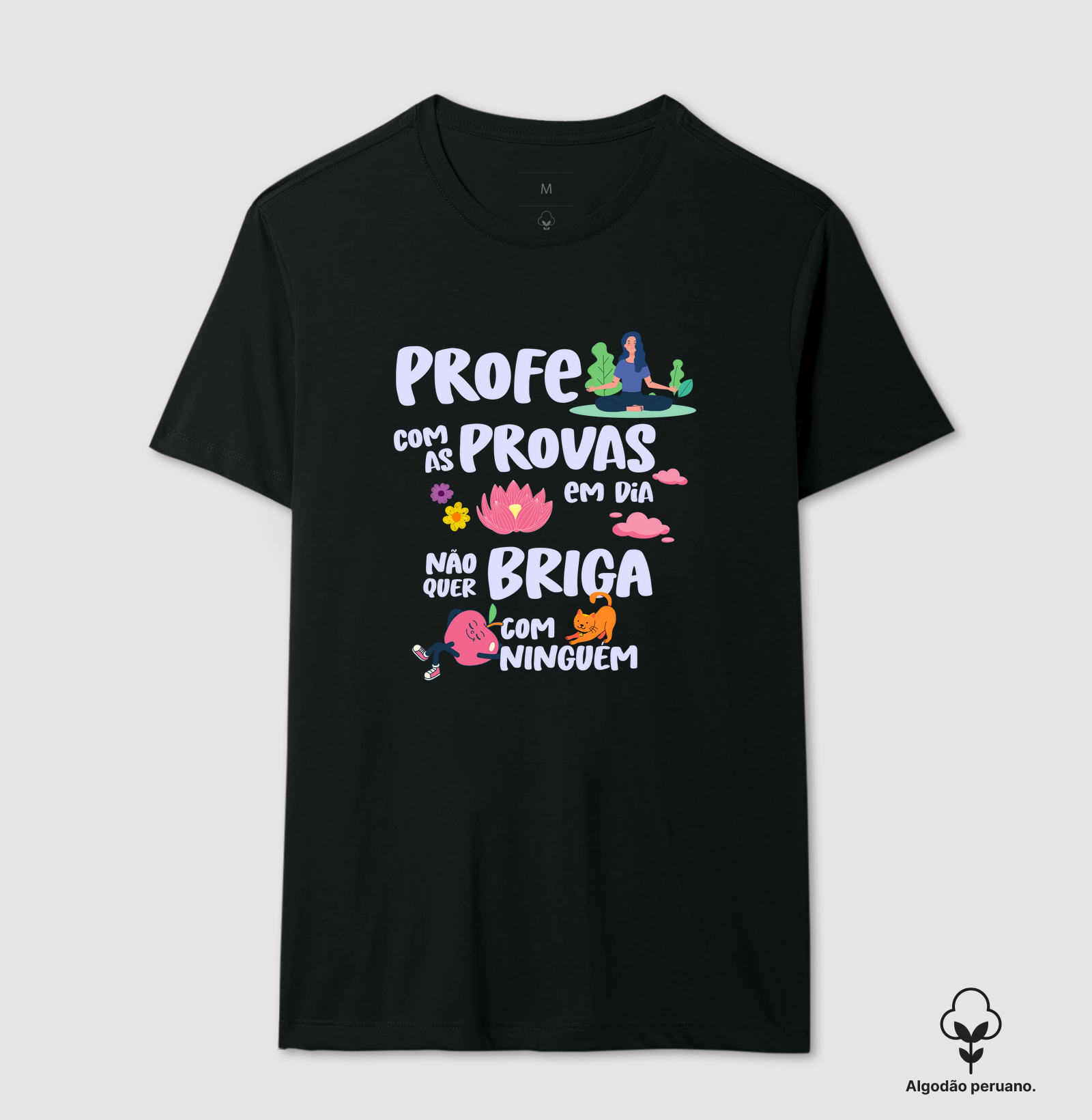 Profe com as provas em dia