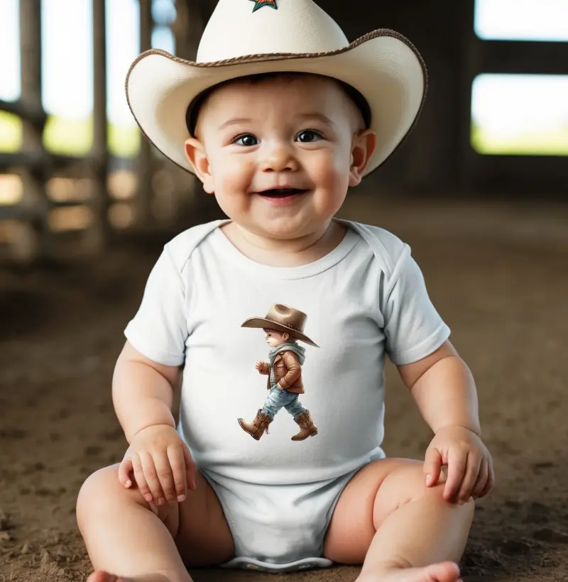 Pequeno Cowboy - body infantil