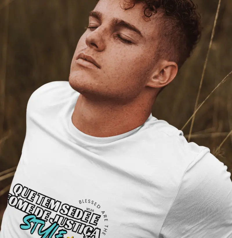  CAMISETA QUE TÊM SEDE E FOME DE JUSTIÇA STYLE