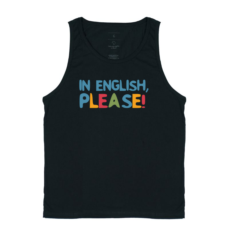Camiseta Regata | In English, please!