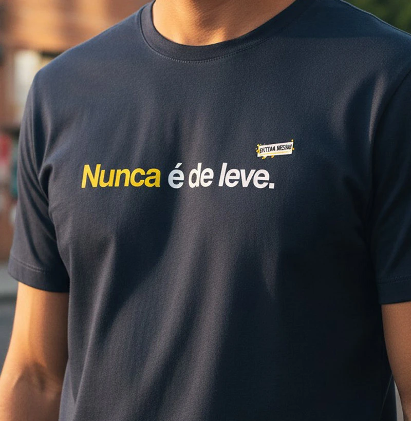 Nunca é de leve