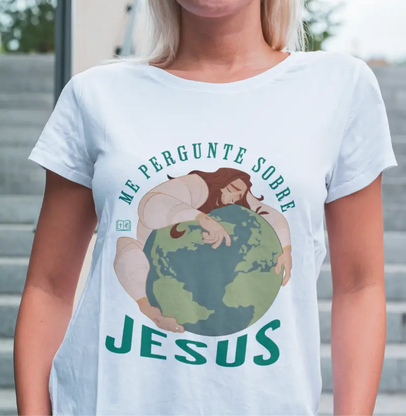 Camiseta - Me Pergunte Sobre Jesus
