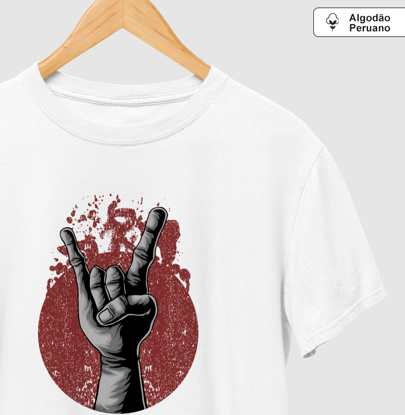 Camiseta viva o rock