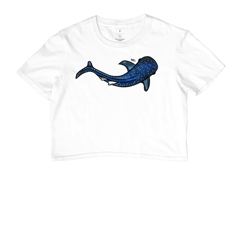 Tubarão Baleia Azul - Aquarela
