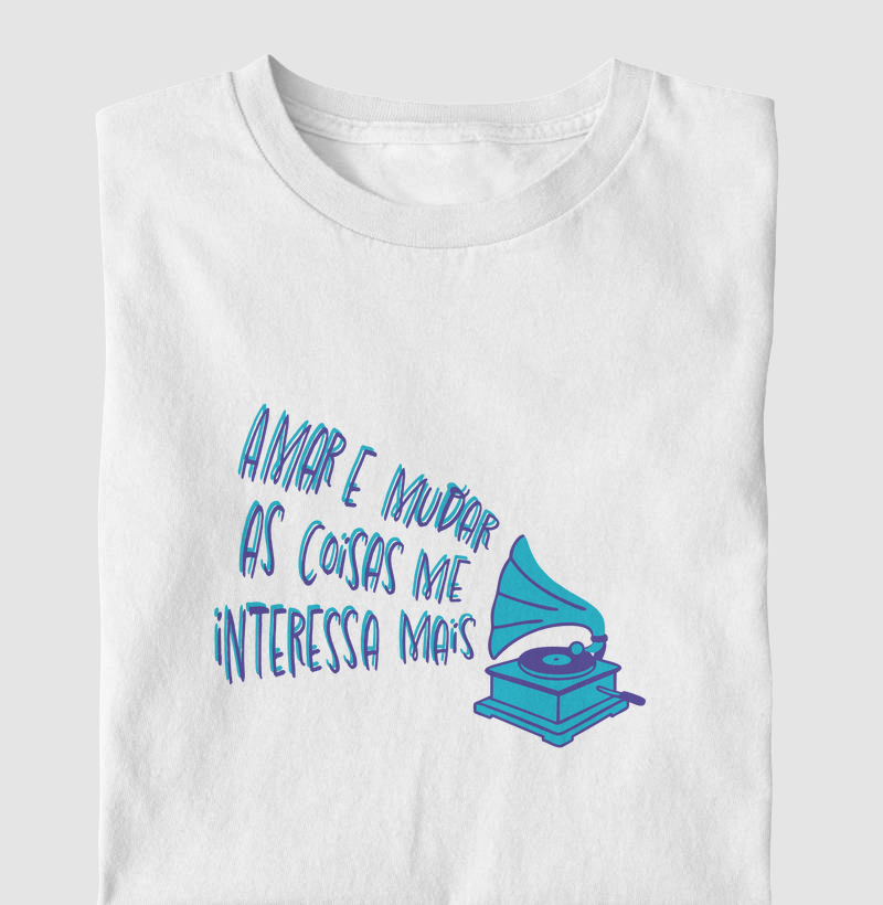 Camiseta Belchior Alucinação - Amar e Mudar as Coisas