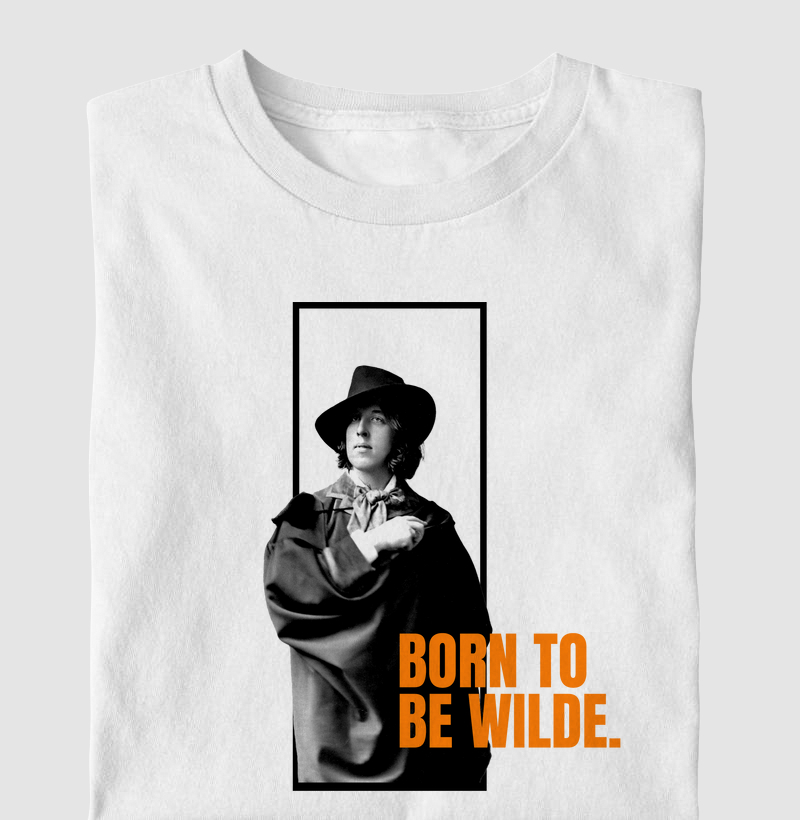 Camiseta - Oscar Wilde - Born to be Wilde