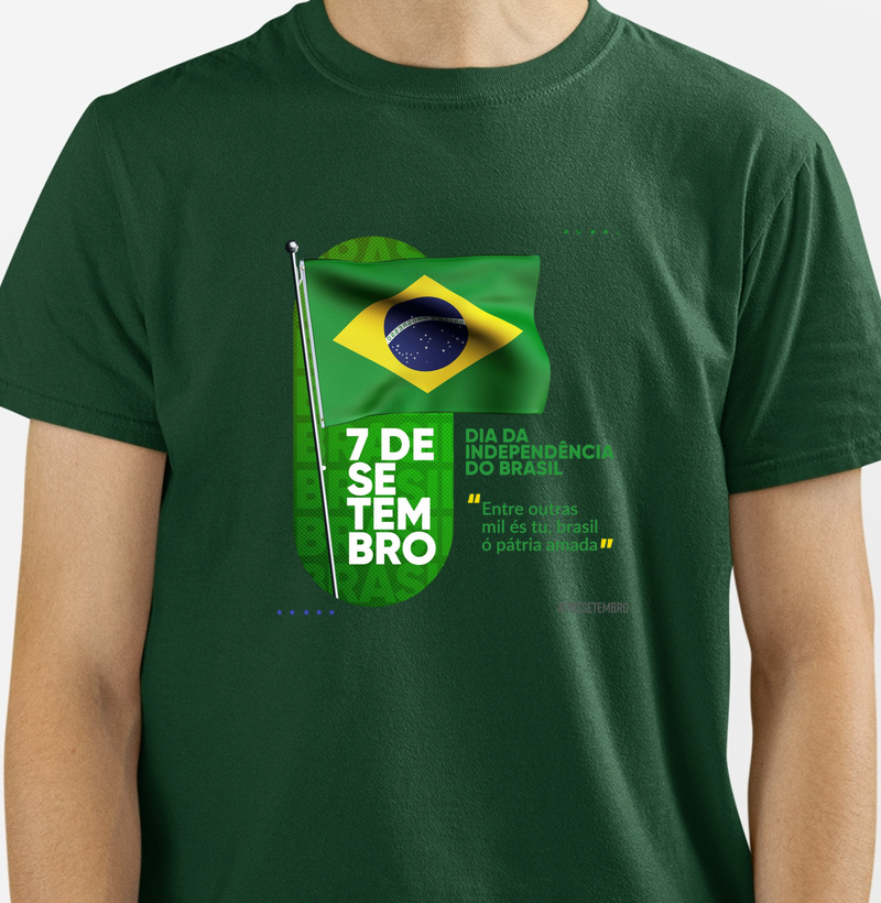 Camiseta 7 de Setembro Brasil