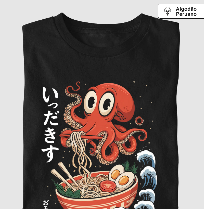 Camiseta "Itadakimasu" - O Grande Lamen | Chigos