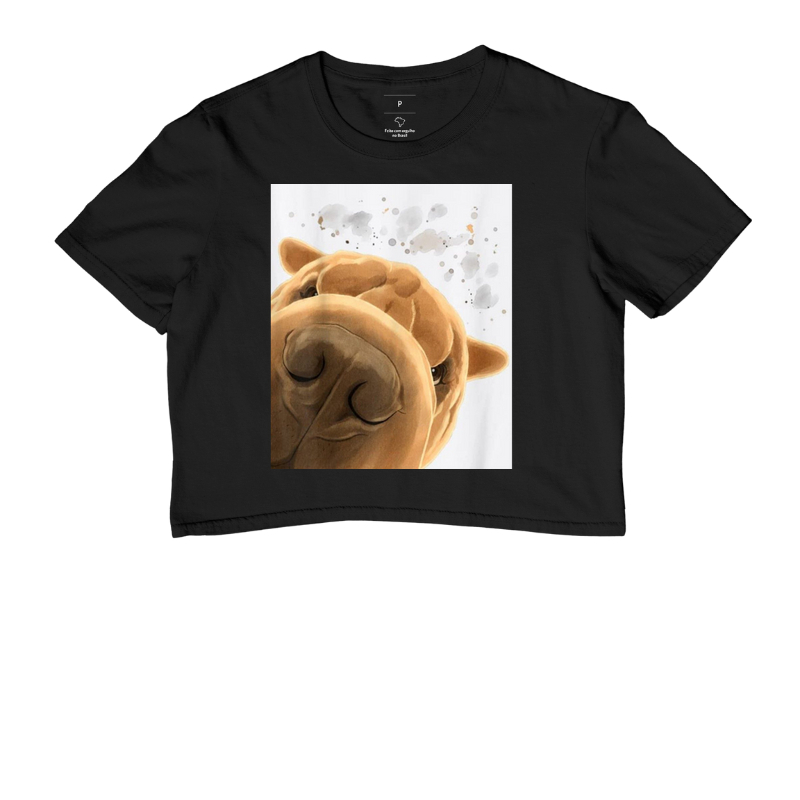 Sharpei Encarando - Crooped