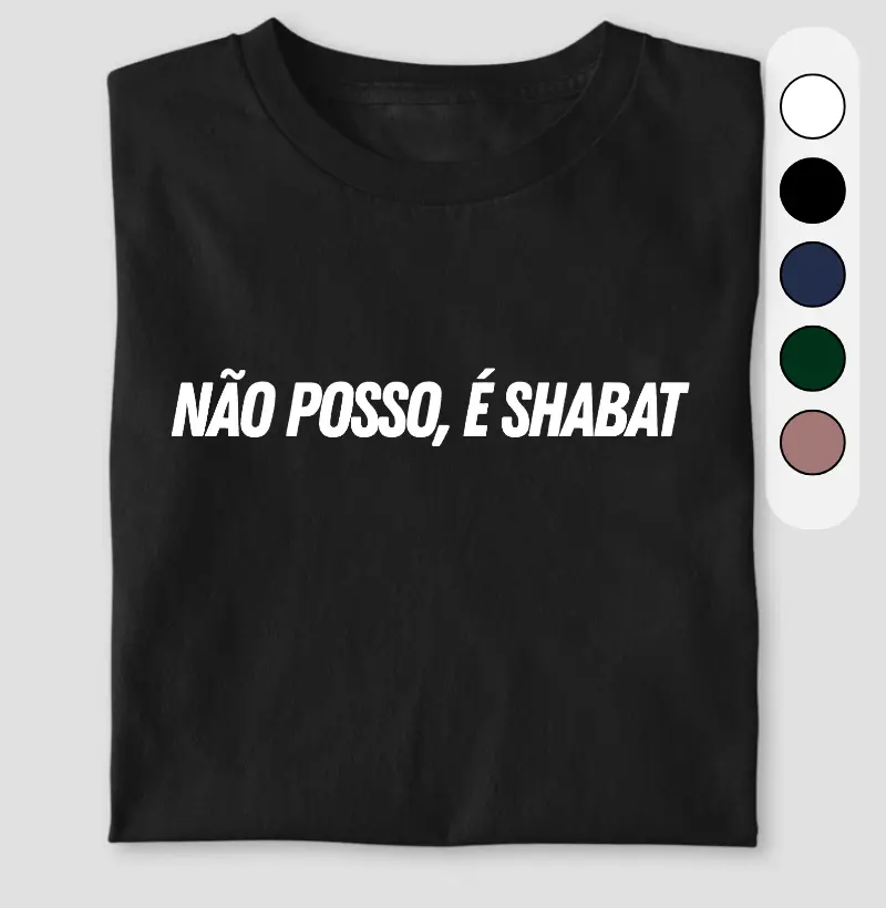Não posso, é shabat