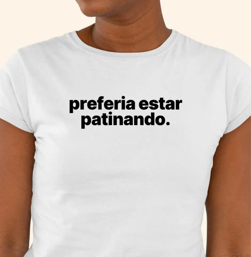 Preferia estar patinando