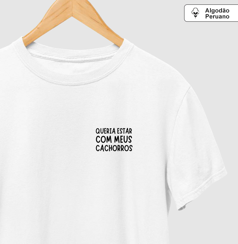 Queria estar com meus cachorros