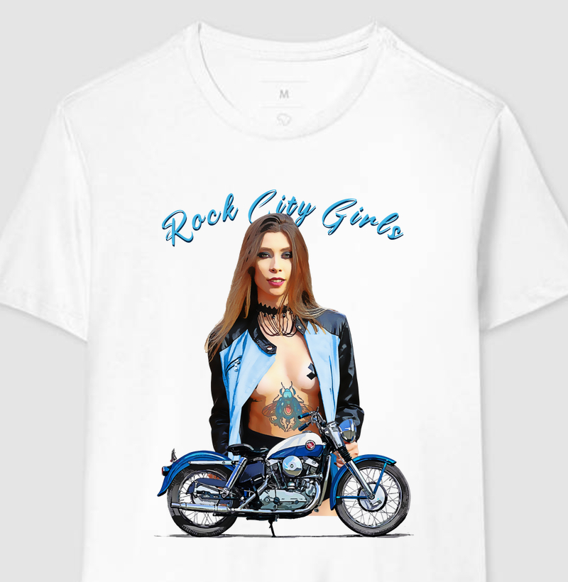Blue Beauty - Camiseta Rock City Girls