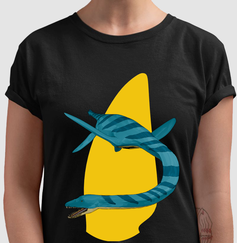 Camisa Algodão Estampada Elasmossauro Premium