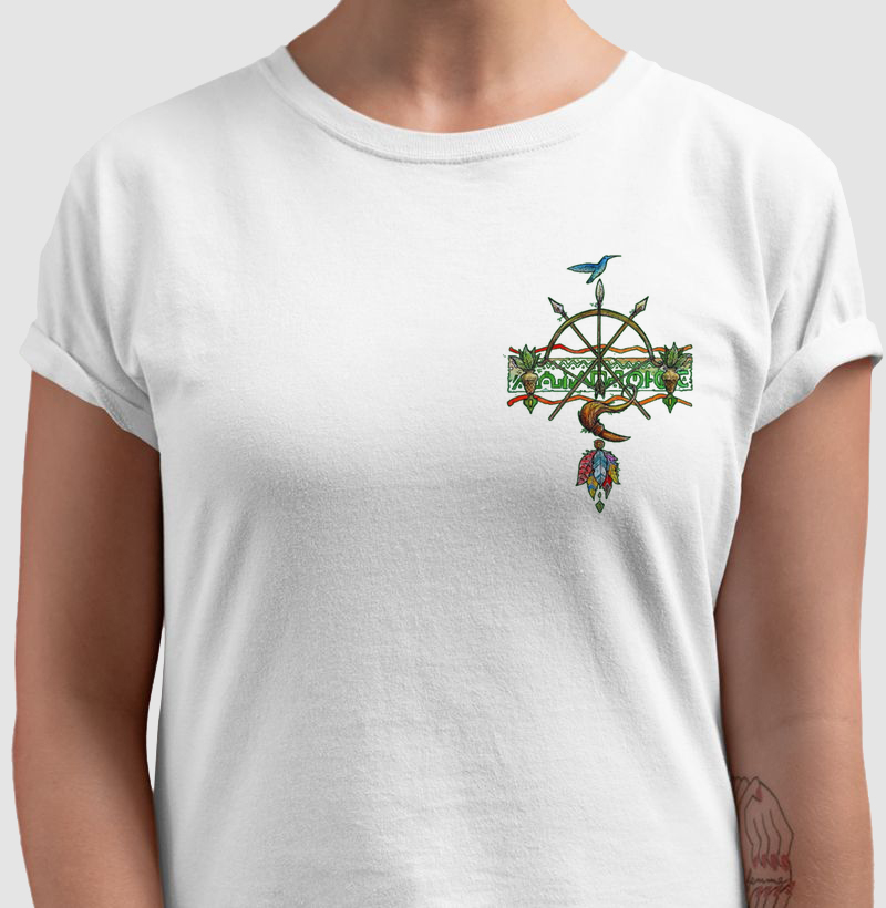 Camiseta  Armas de Oxóssi 100% Algodão