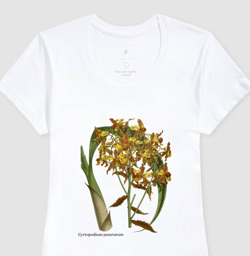 Camiseta (Baby-Look) Cyrtopodium punctatum