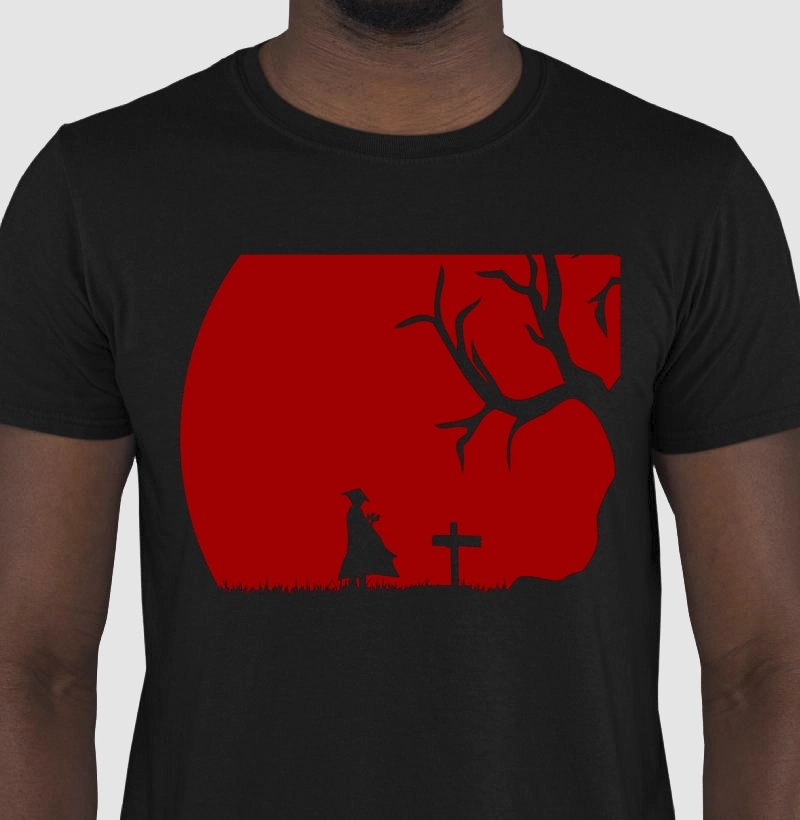 Camiseta Feminina e Masculina. Estampa: Rock - I . Código do produto: 200227.