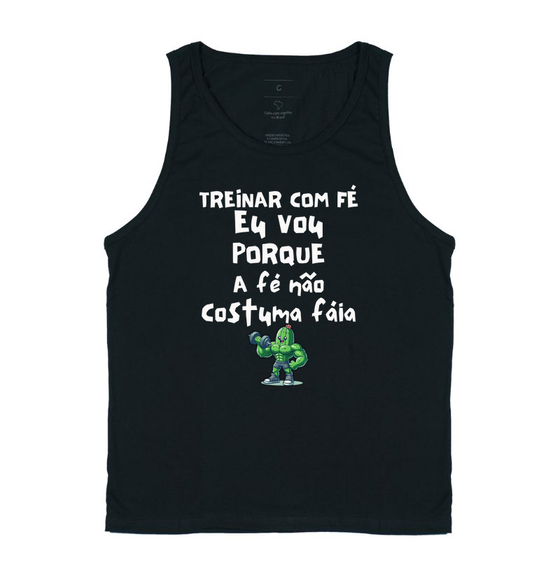 Treinar com fé eu vou porque a fé não costuma faiá