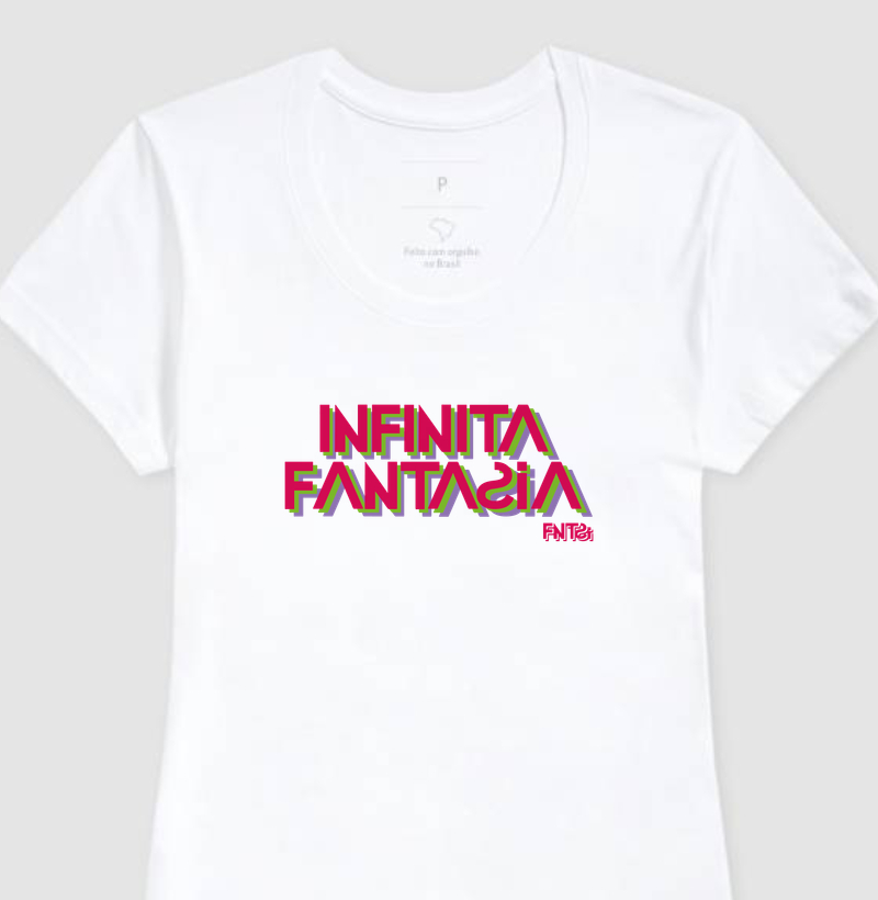 T-SHIRT "INFINITA FANTASIA" / LETTERING GRANDE