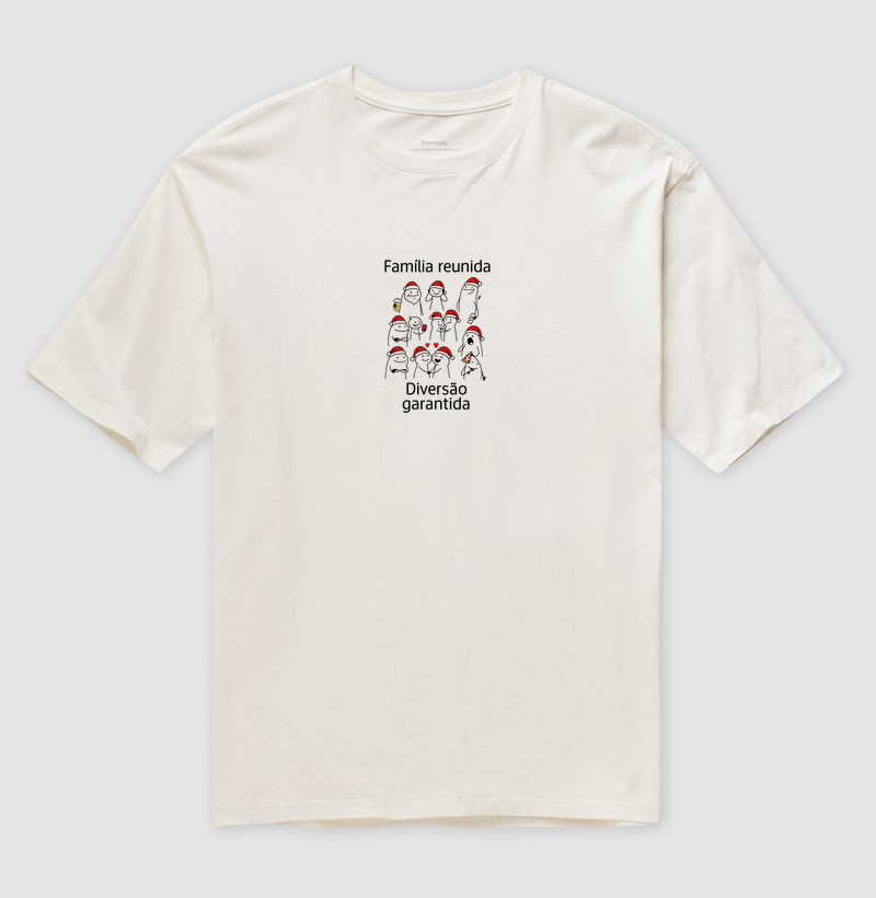 Camiseta Oversized - Familia Reunida