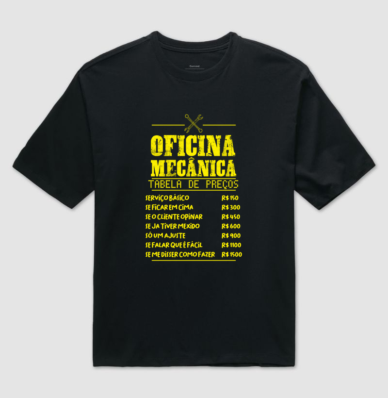 TABELA DE MECÂNICO