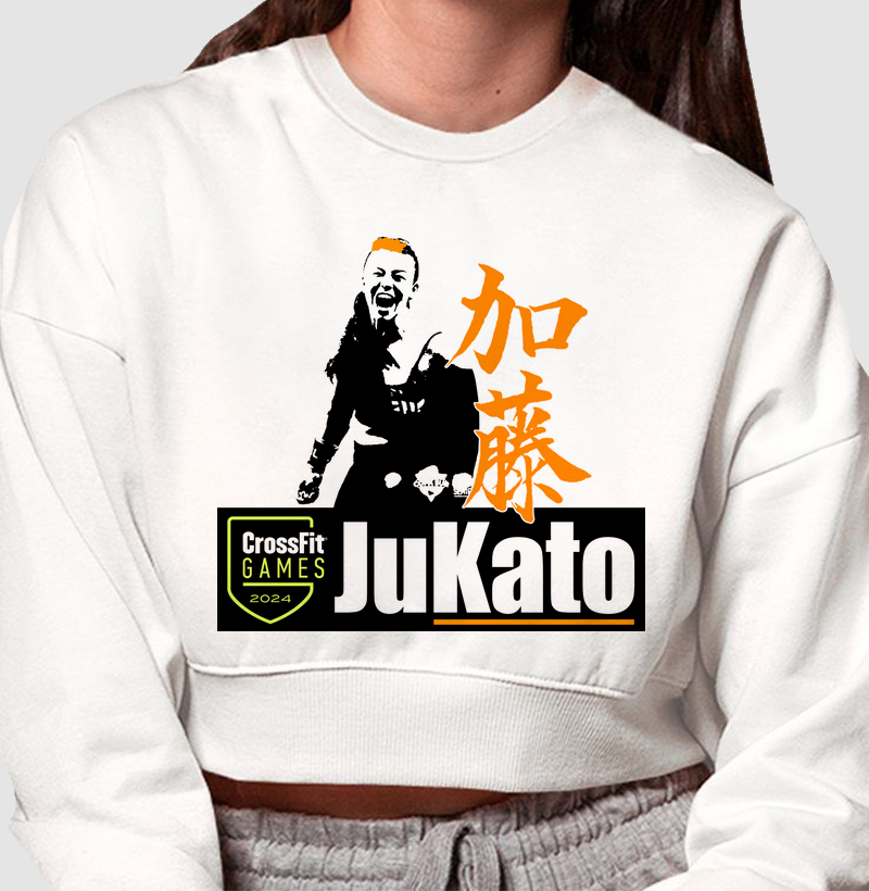 Cropped moletom branco
