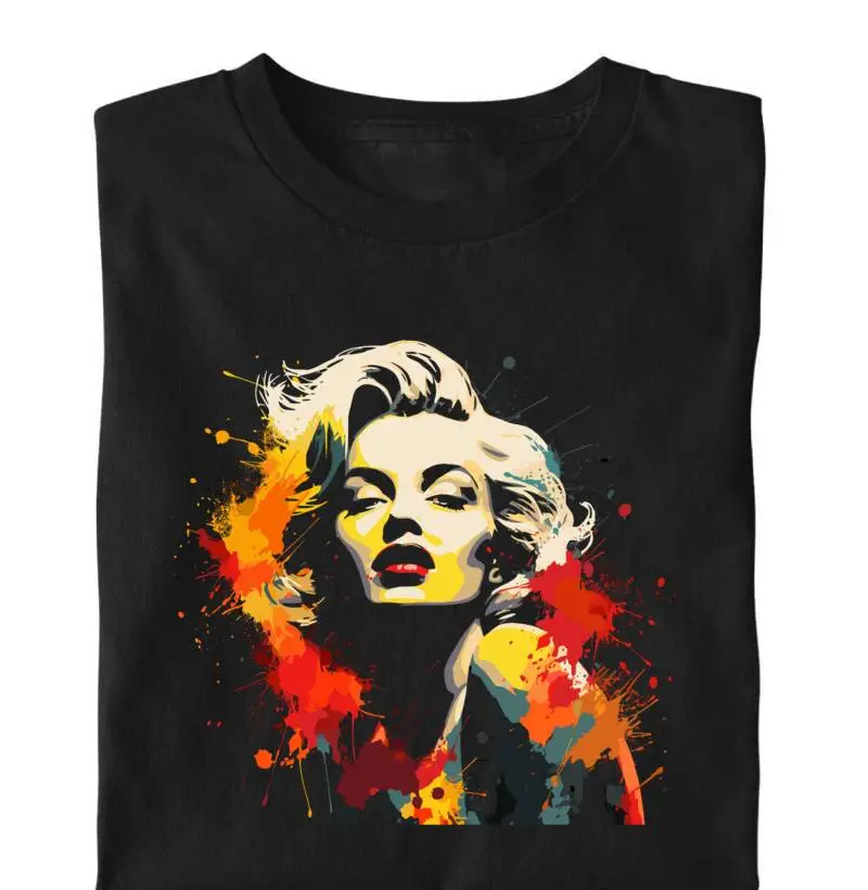 Camiseta Marilyn em Chamas