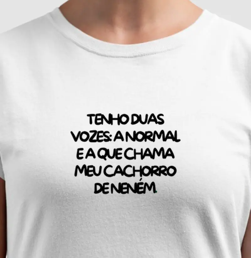 Frase - duas vozes pet 
