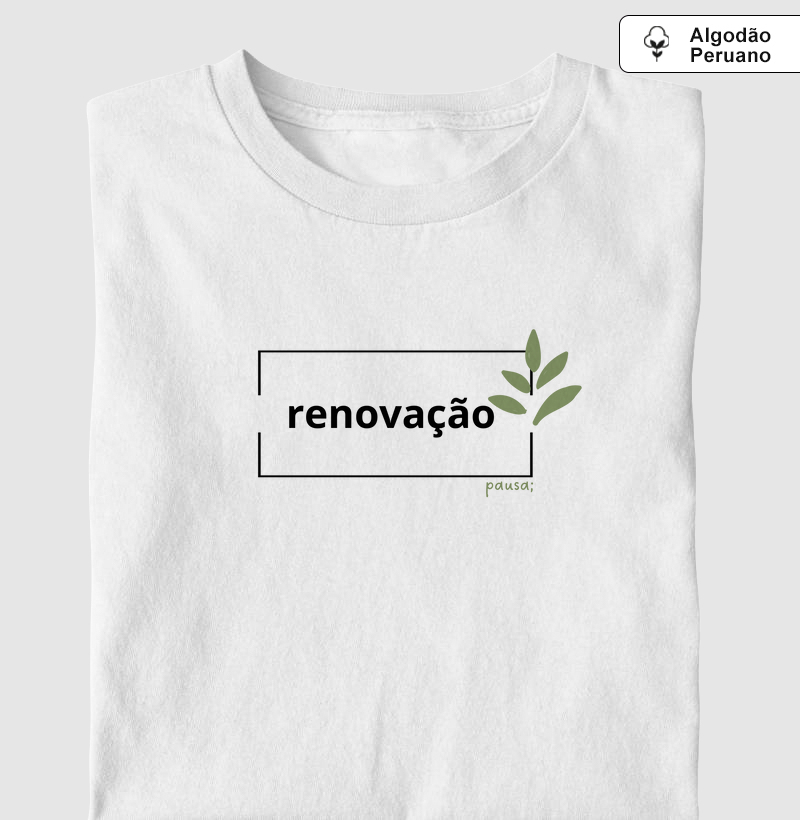 renovação - algodão peruano