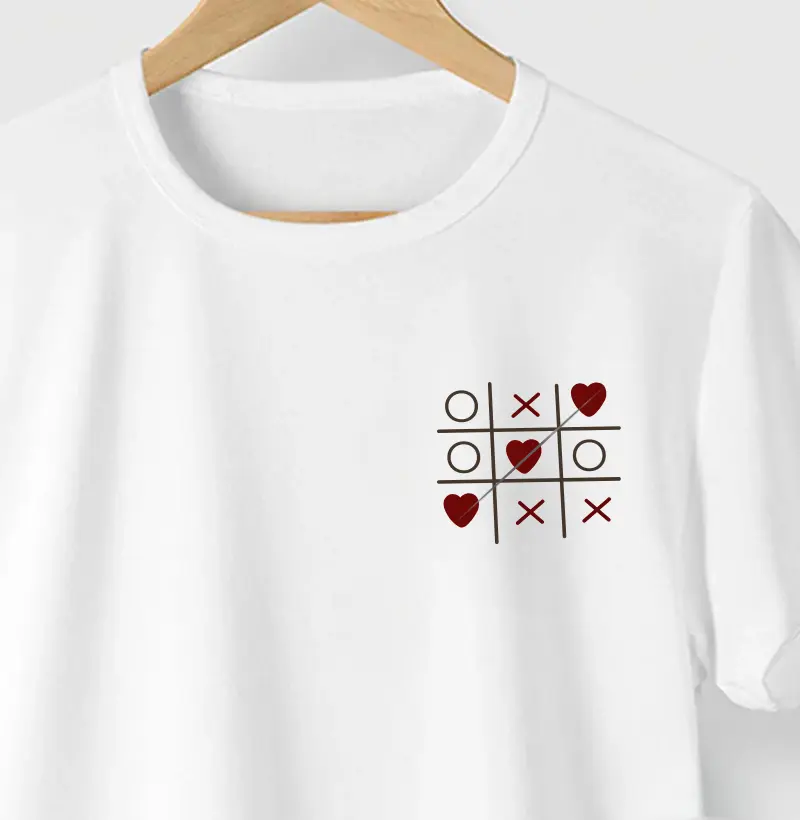 Camiseta Dia dos Namorados "Jogo do Amor'