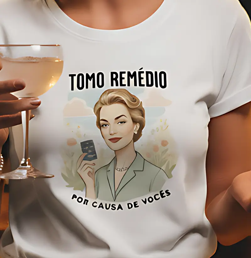 TOMO REMÉDIO POR CAUSA DE VOCÊS