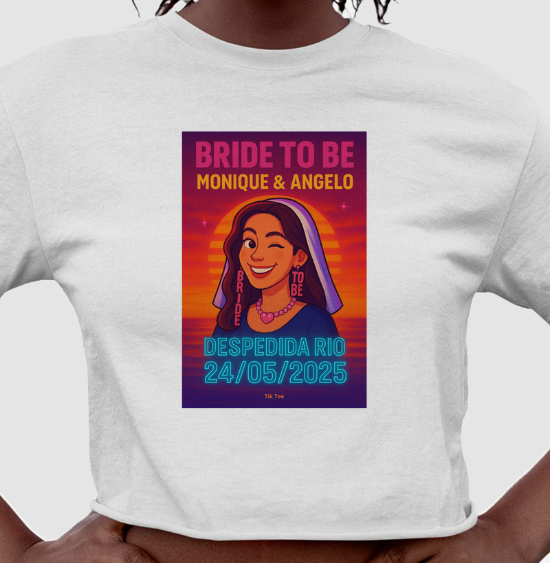 Personalizado - Camiseta noiva - Despedida Nique