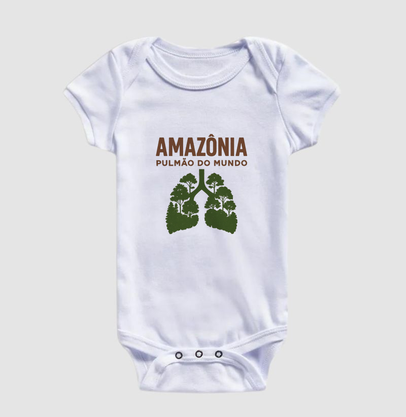 Camisa "AMAZÔNIA, PULMÃO DO MUNDO !"