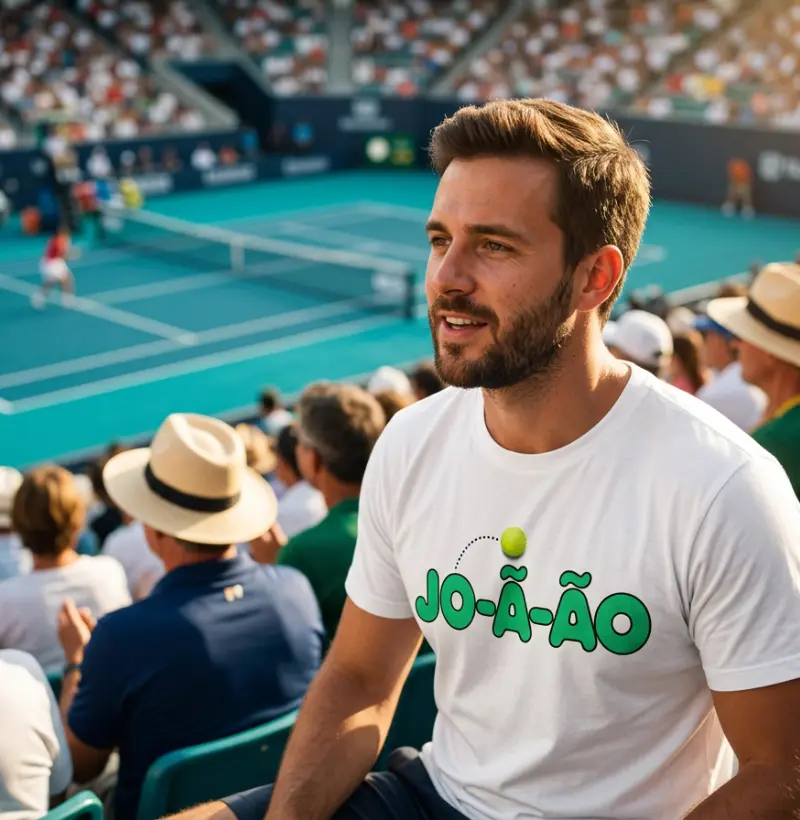 t-shirt adulto JO-Ã-ÃO | camiseta tênis
