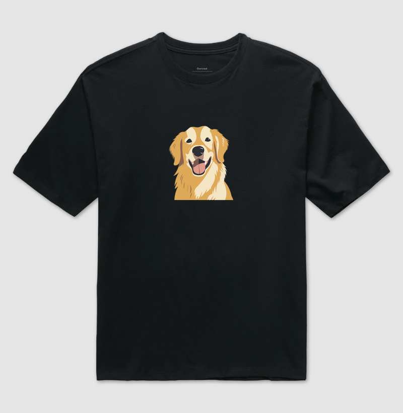 Golden Retriever Sorrindo