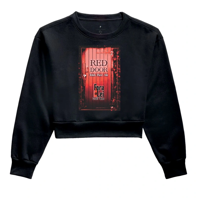 Moletom Cropped Red Door