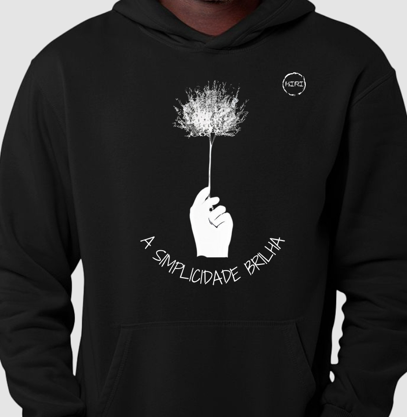 Moletom Capuz KIRI - A Simplicidade Brilha - Min