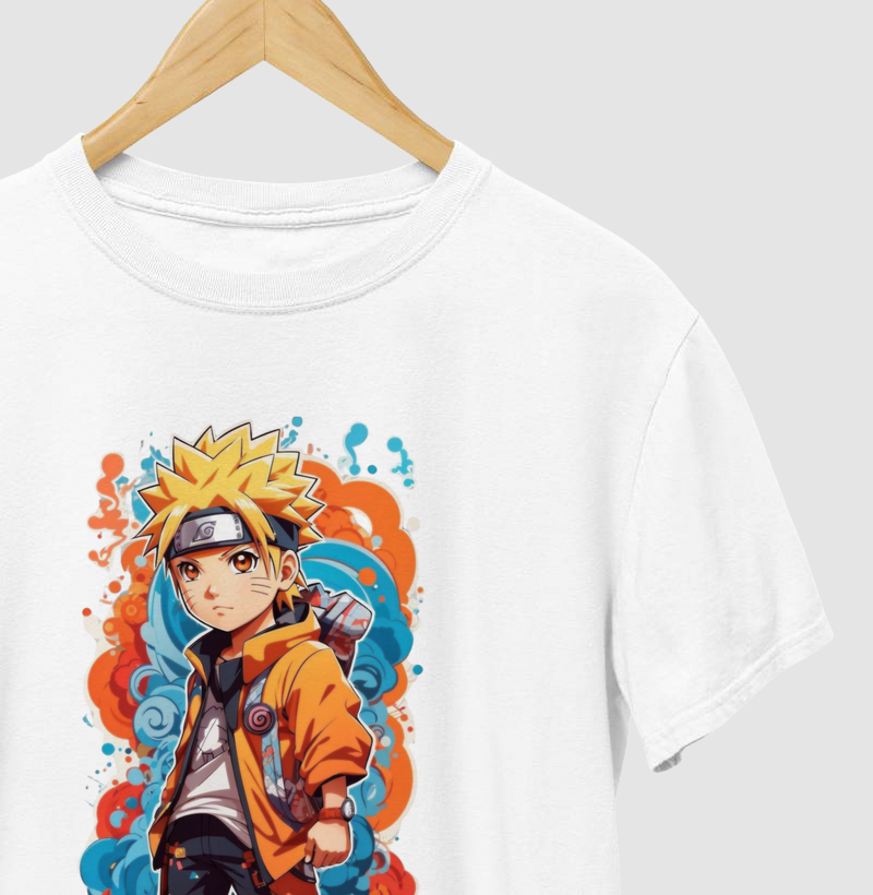 CAMISA NARUTO: ENERGIA JOVEM