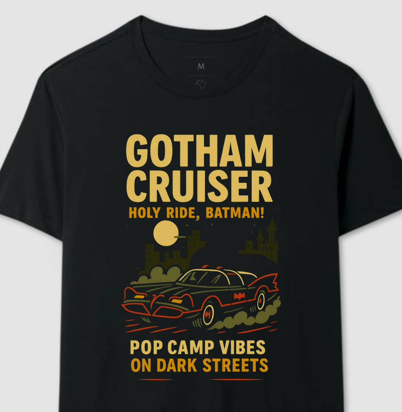 Batmóvel Clássico Gotham Cruiser Batman 60s Retro Series
