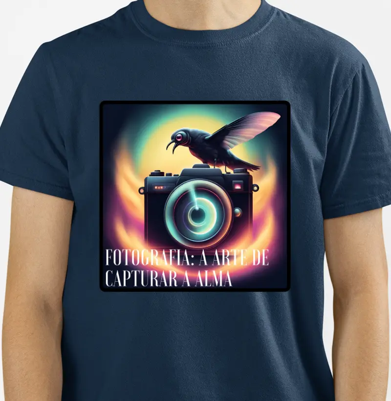Camiseta Fotografia: A arte de capturar a alma 
