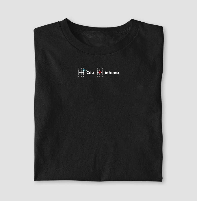 Camiseta - Céu e inferno