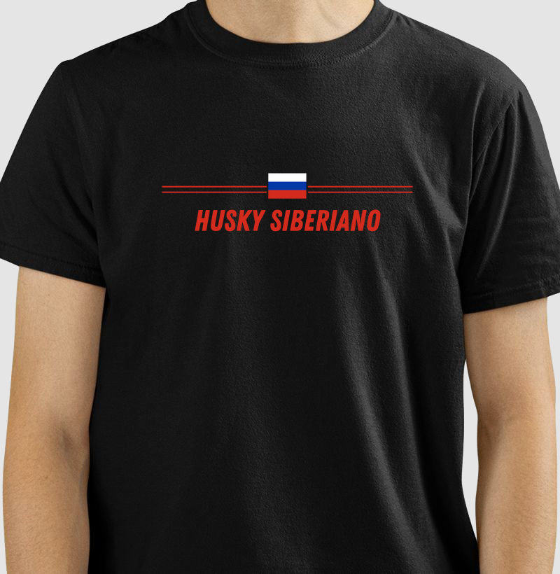 Camiseta Husky Siberiano