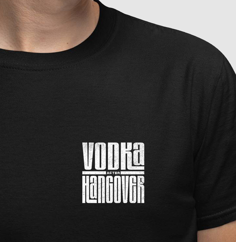 Camiseta Vodka after hangover