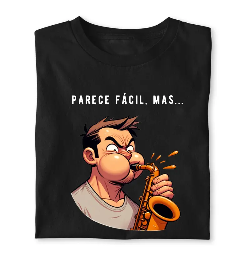Saxofone parece fácil, mas...