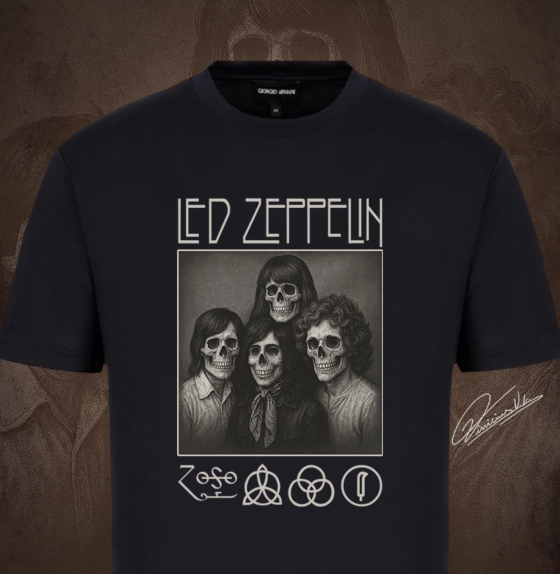 Led Zeppelin Skulls – Lendas Eternas