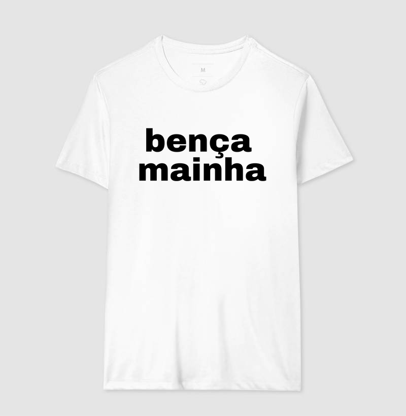 Camiseta Letra Unica Baianidade Bença Mainha