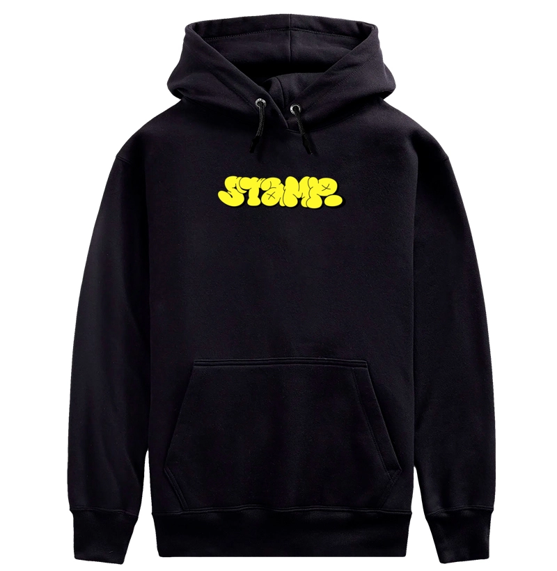MOLETOM STAMP. YELLOW GRAFFITTI
