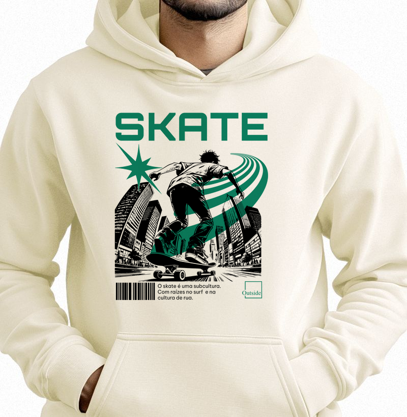 Moletom Canguru - Skate Subcultura