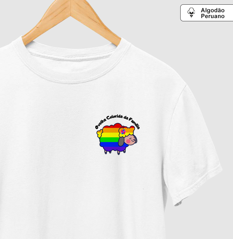 Camiseta Ovelha Colorida